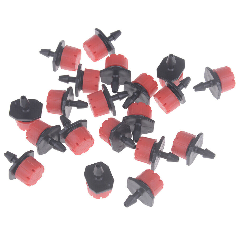 20PC Adjustable Micro Drip Irrigation System Watering Sprinklers Garden S.l8