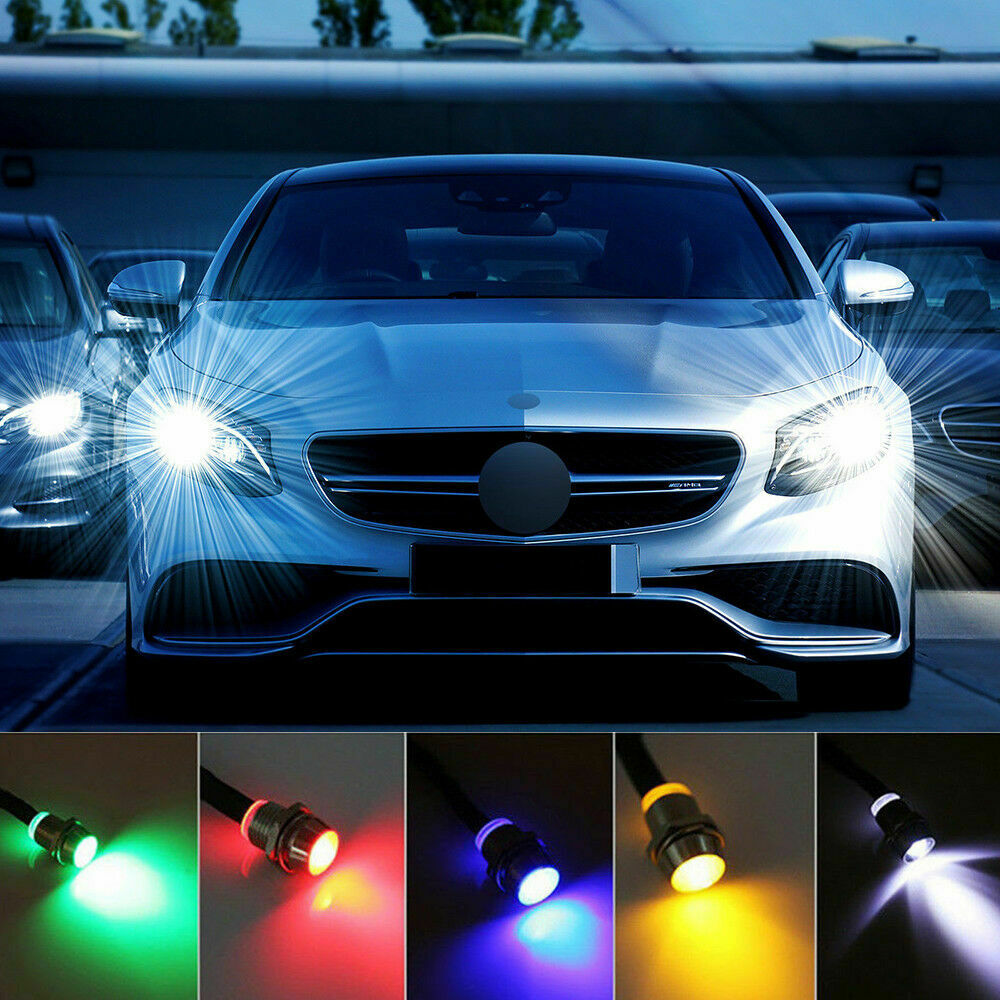 10x 12V Led Panel Indicator Lights Lamp Pilot Dash Directional Car Truck Boat