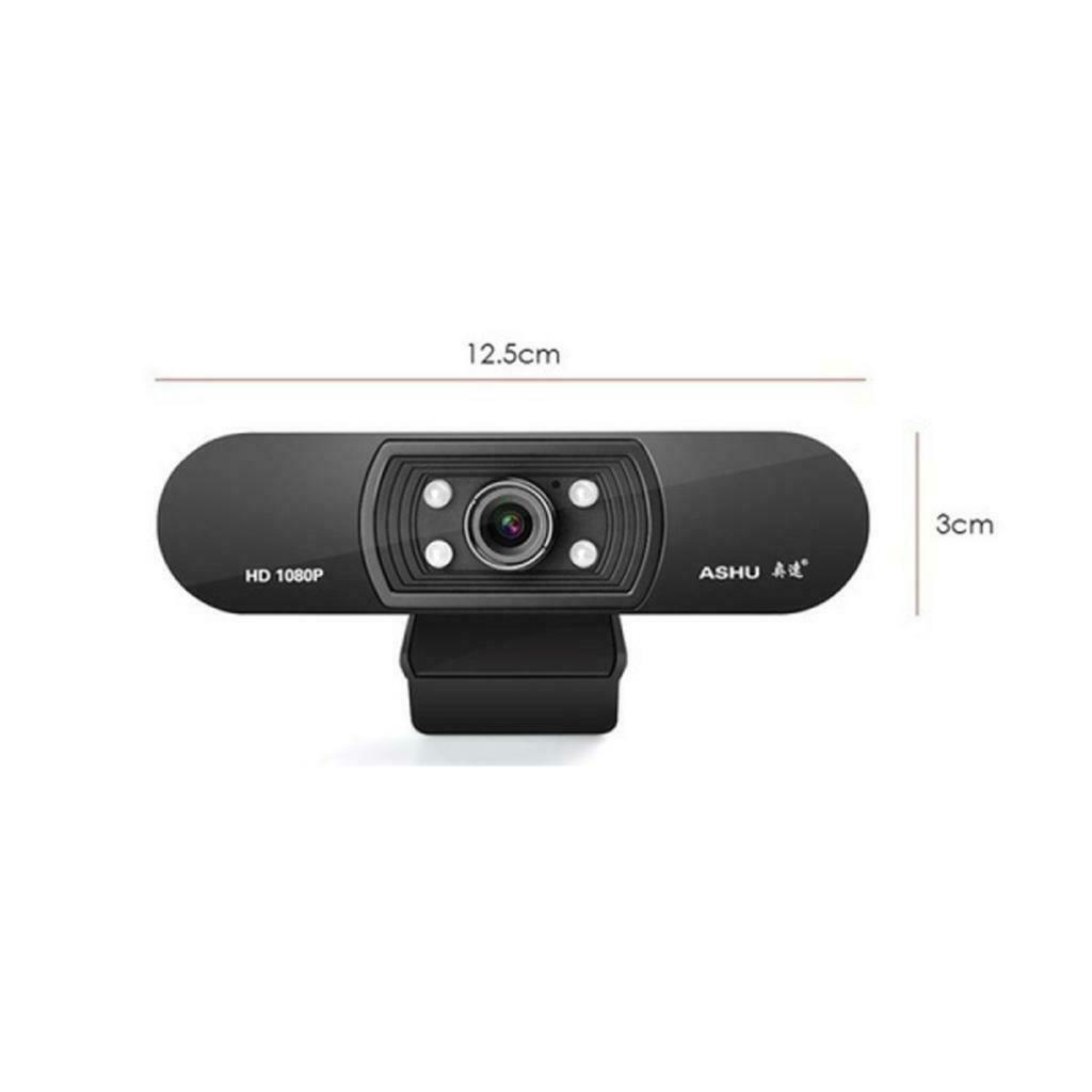 1080P Computer Web Camera Built-in Microphone for Gaming/Remote Study/Work