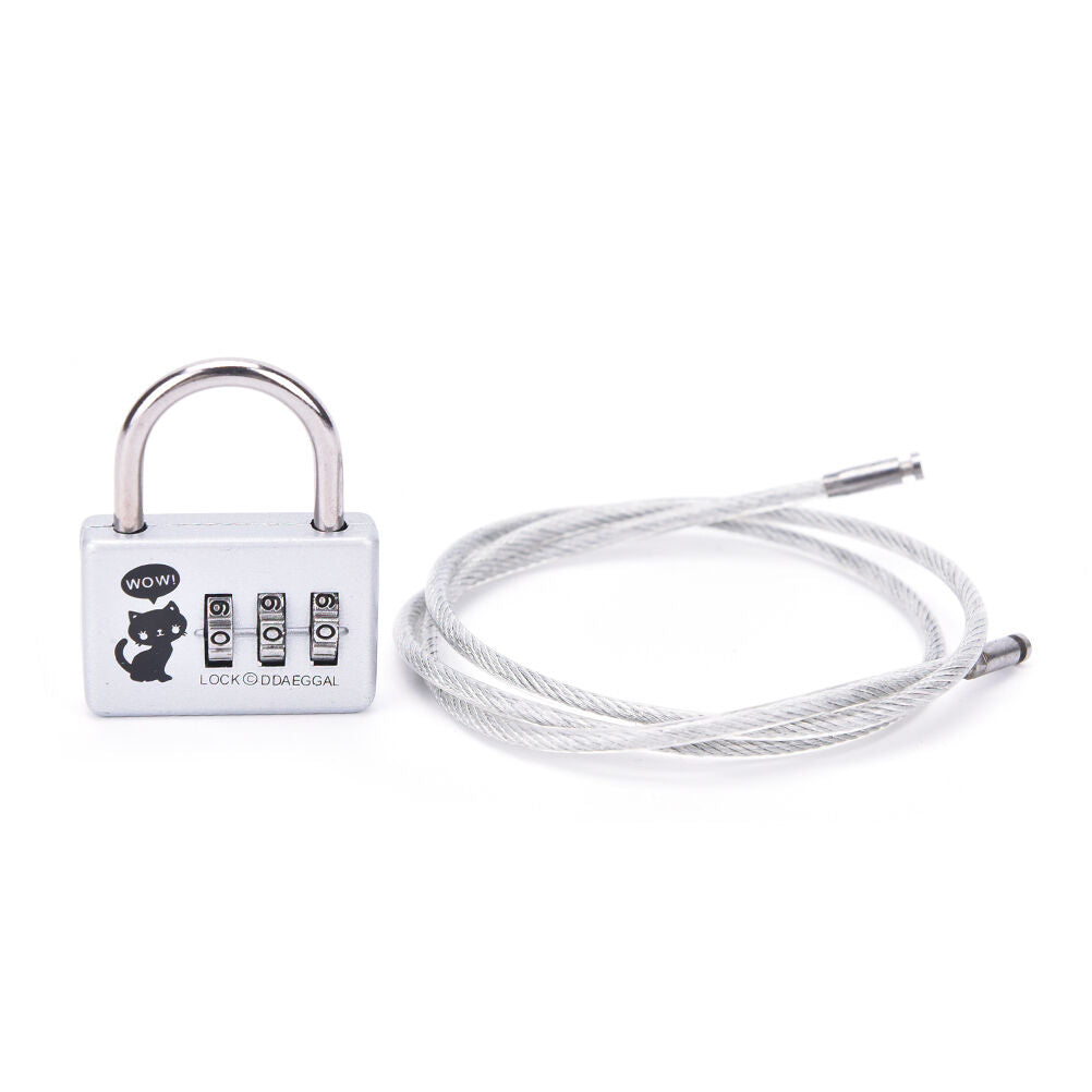 Cute 3-Digit Combination Travel Luggage Suitcase Padlock Lock Security_hgBXU Pb