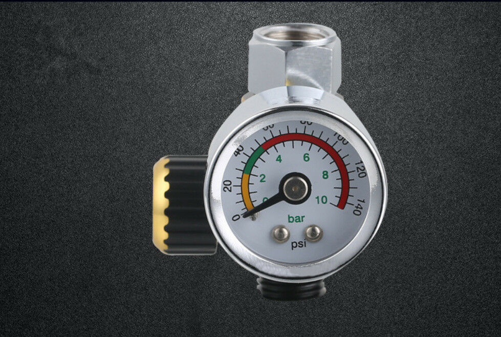 Car Van Spray Paint Gun Air Pressure Regulator Gauge Spray Accessories 0-0.10Mpa