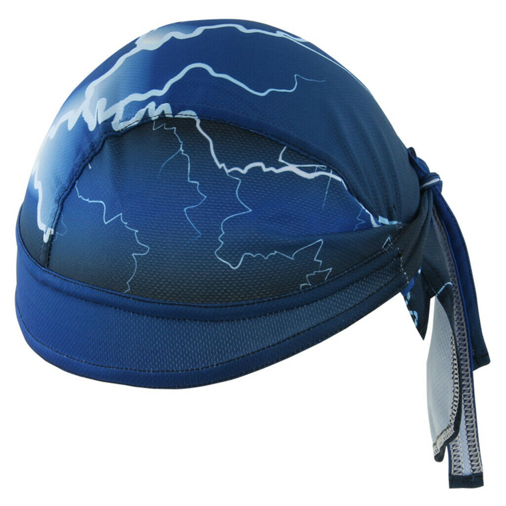 Outdoors Cycling Kerchief Breathable Running Headband Head Wrap, Flash Light