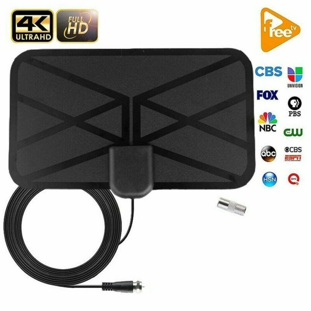 Digital TV Antenna Indoor Ground Wave HDTV Amplified Signal Reciver Booster 4K