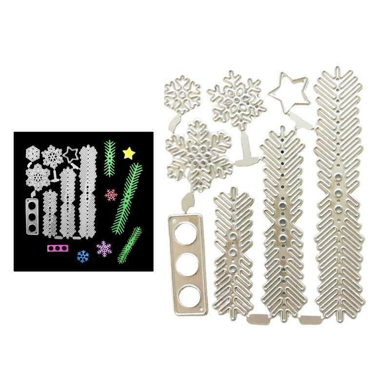 Snowflake Die Cuts Stencil Delicate Snowflake Carbon Steel Cutting Die Template