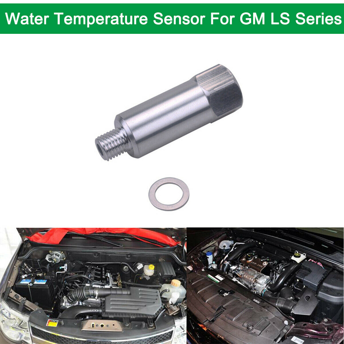 Temperature Sensor Adapter M12-1.5 To Female 3/8" NPT For GM LS Series Engines