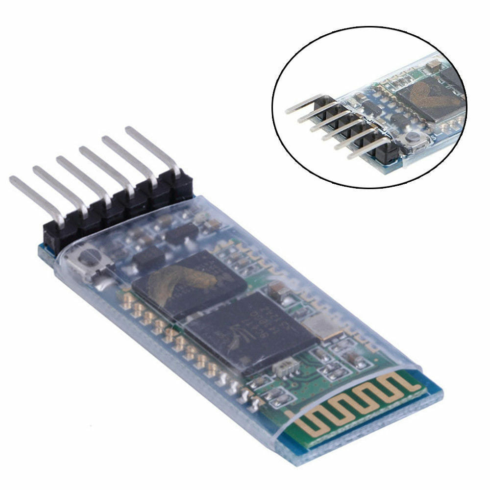 HC-05 Sans Serial 6 Broche Bluetooth Module Ã‰metteur/RÃ©cepteur RS232 MaÃ®tre
