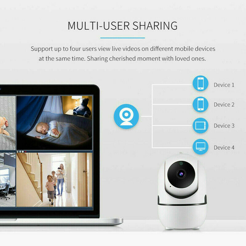 1080P WiFi IP Camera Security Baby Monitor CCTV Night Vision Surveillance Cam