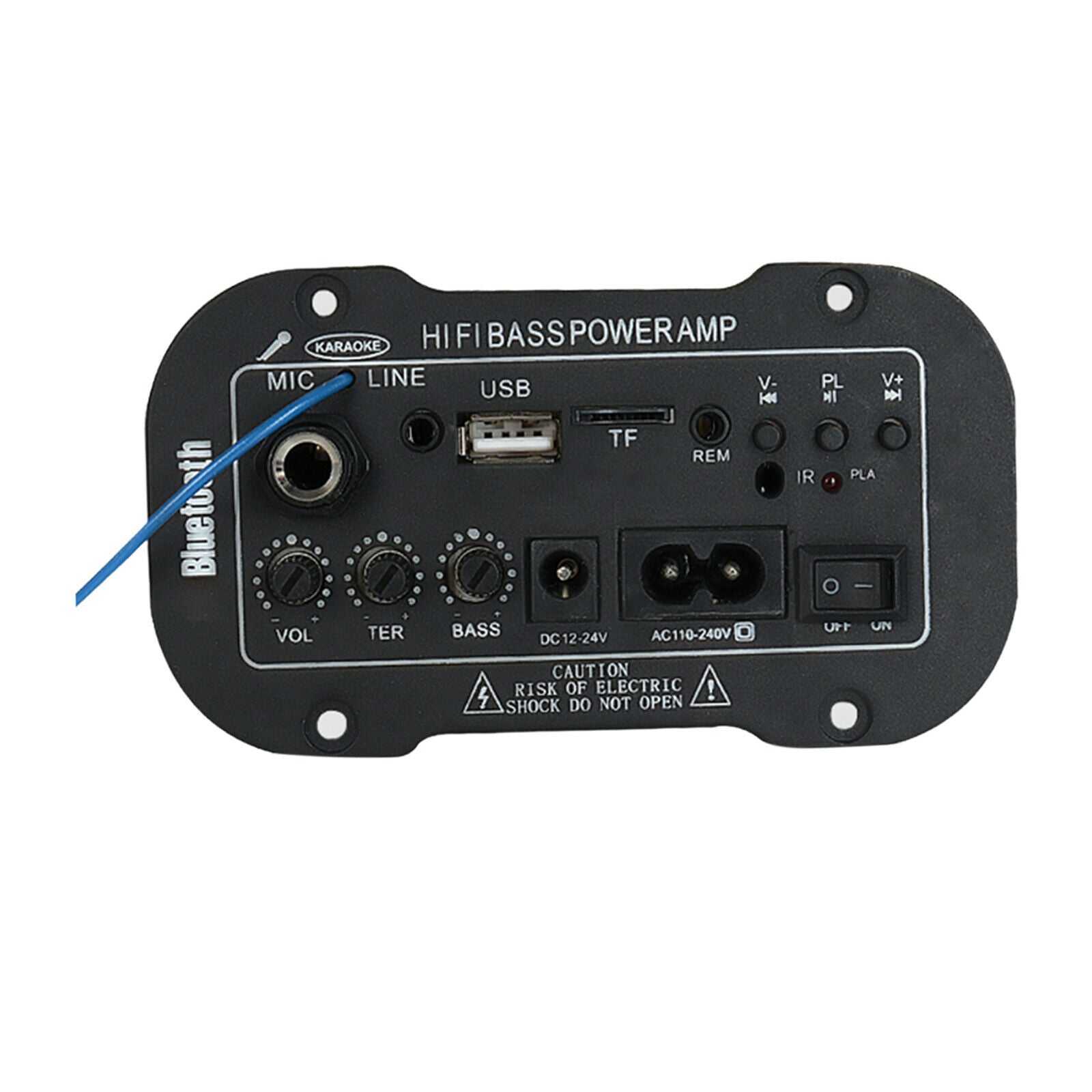 Car Hi-Fi Bass Power Amplifier AMP Board Radio Audio TF/USB Player DIY