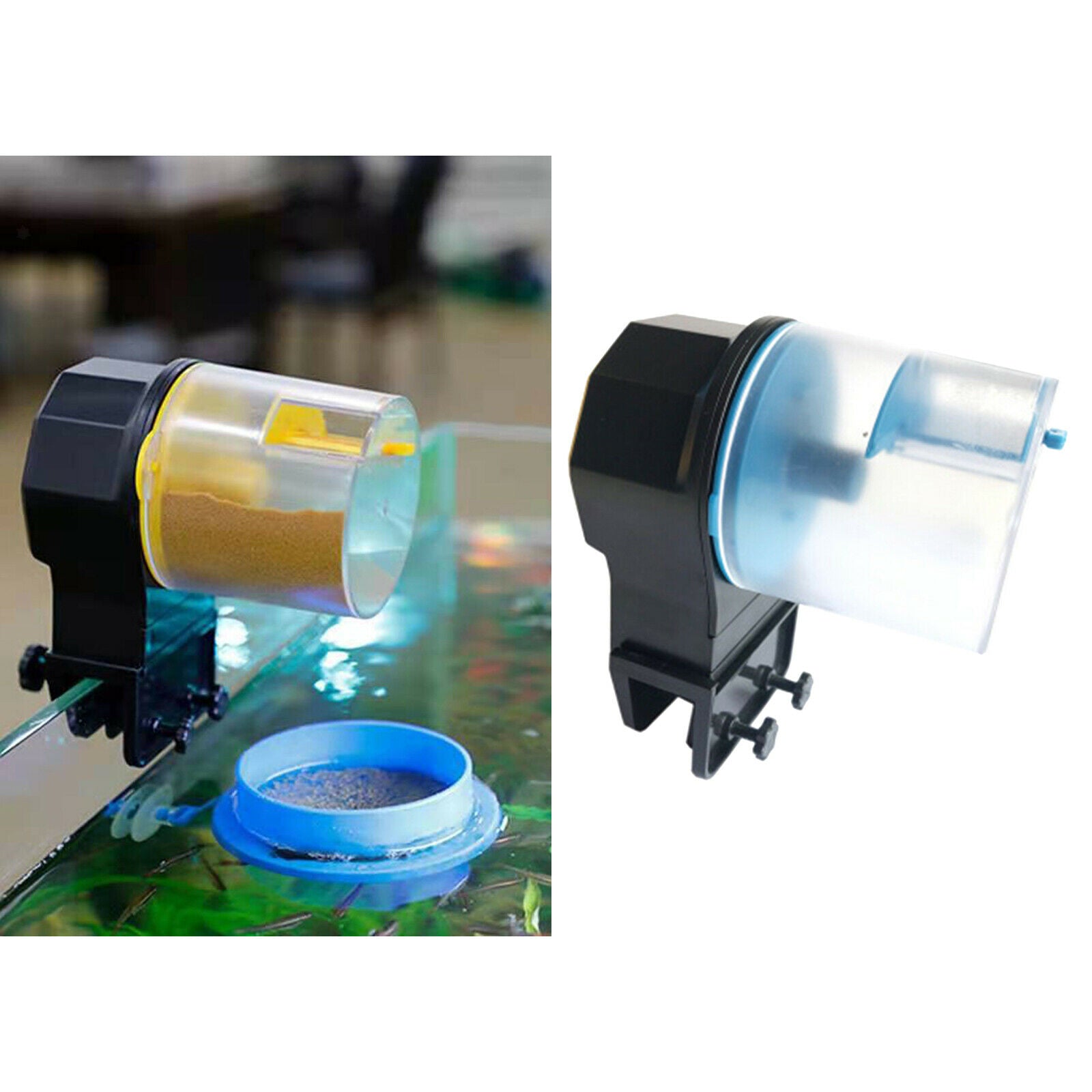 Smart Automatic Fish Feeder Turtle Tank Auto Feeder 12/24H Timer Feeders