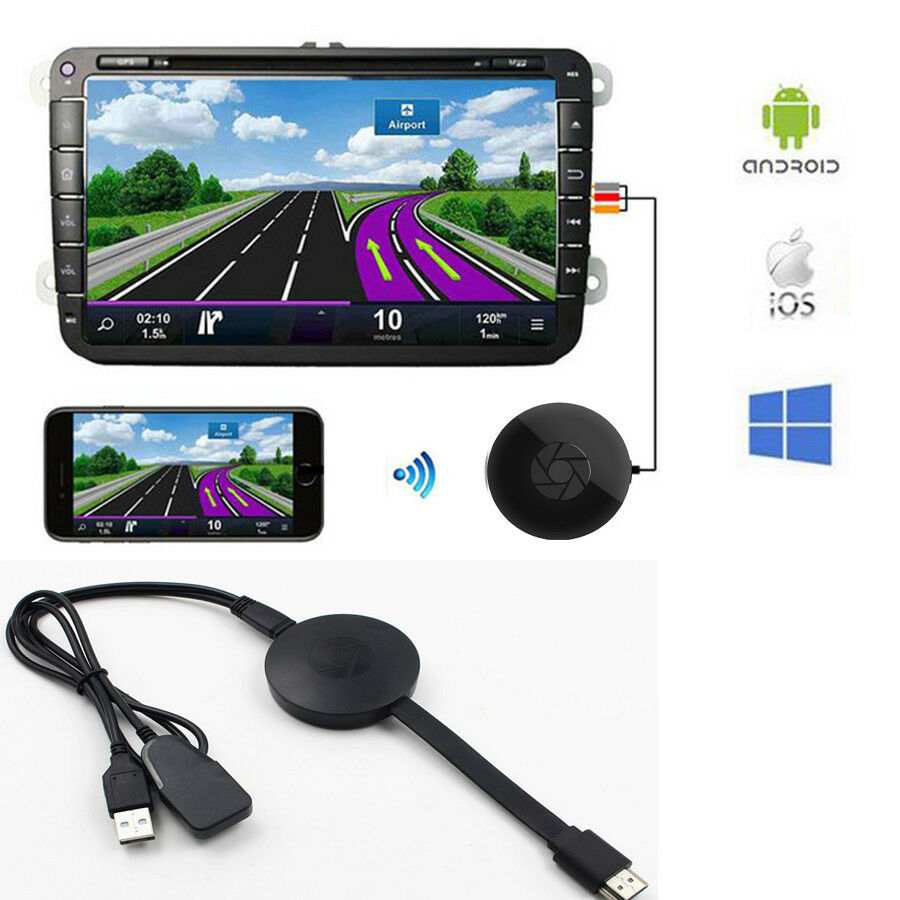 1080P Wireless Display Adapter Receiver WiFi  Connection Dongle Screen Share