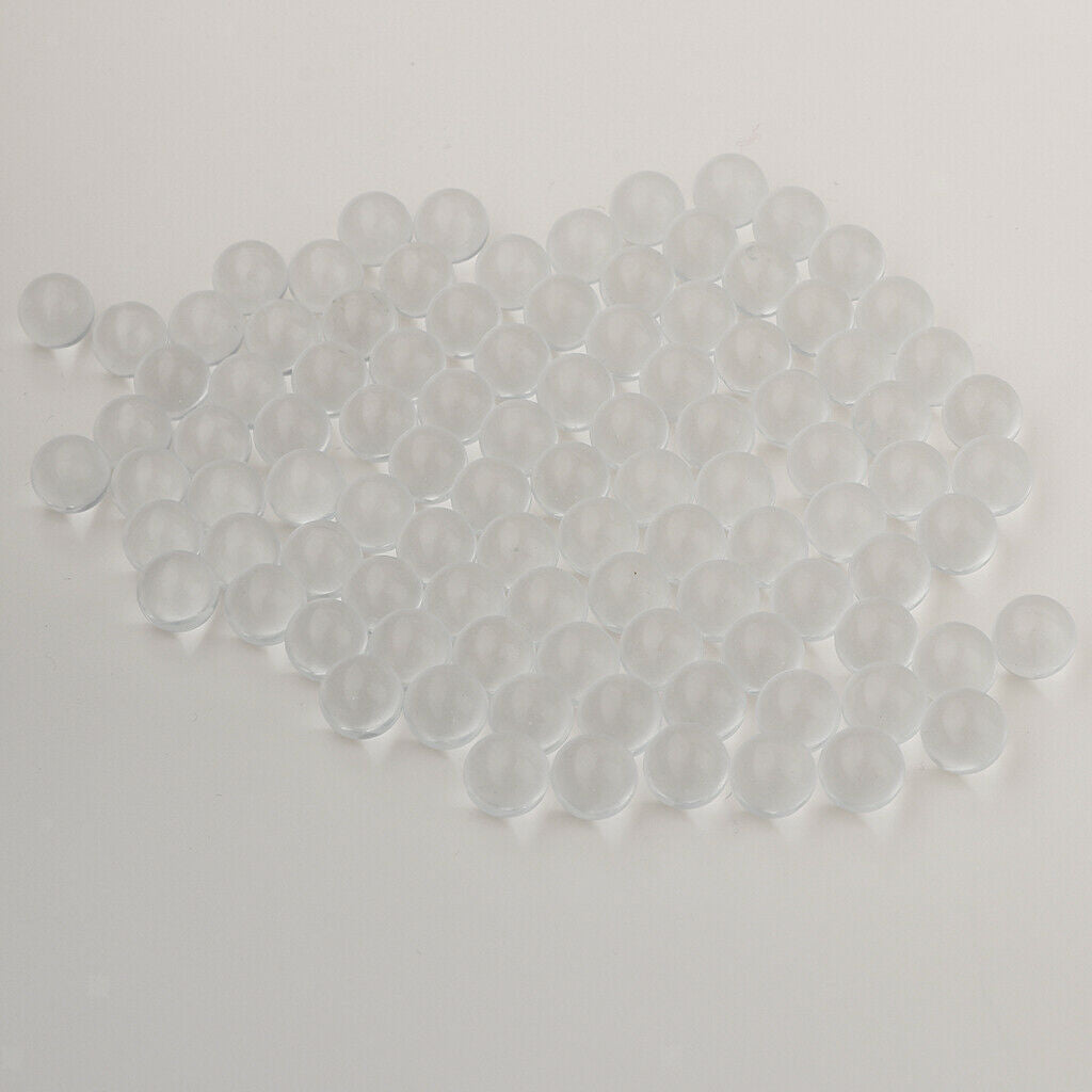 Transparent Glass Marbles, Pack of 100 Pieces, Vase Fillers Decor, Marble Games
