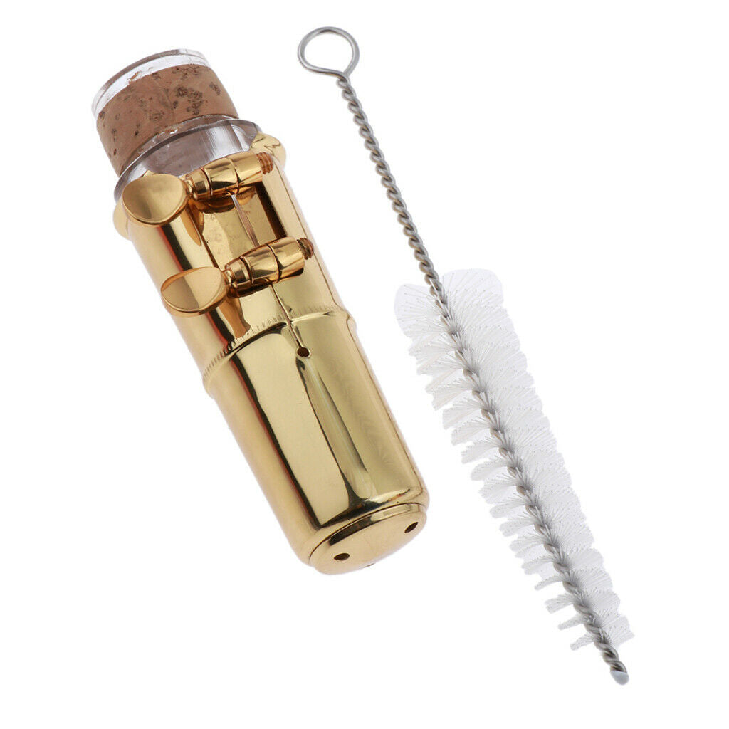 Brass Mouthpiece, Metal Leaf Screw , Brush Set for Alto Saxophone