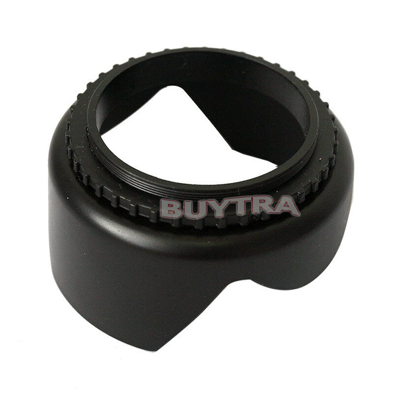 Spiral 58mm Camera Lens Hood for Canon Nikon UV Mirror Universal Black Be.l8