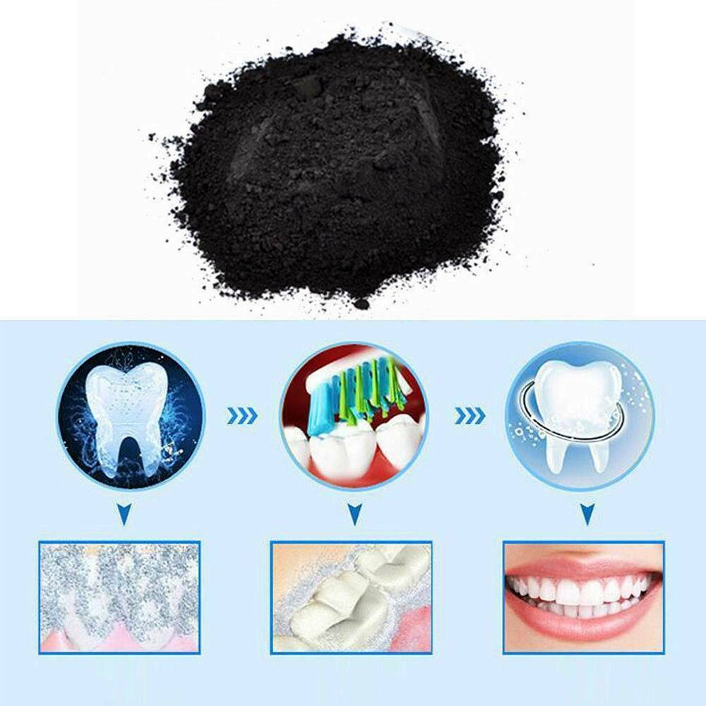 Activated Charcoal Powder Natural Organic Black Teeth Whitening Toothpaste NEW !