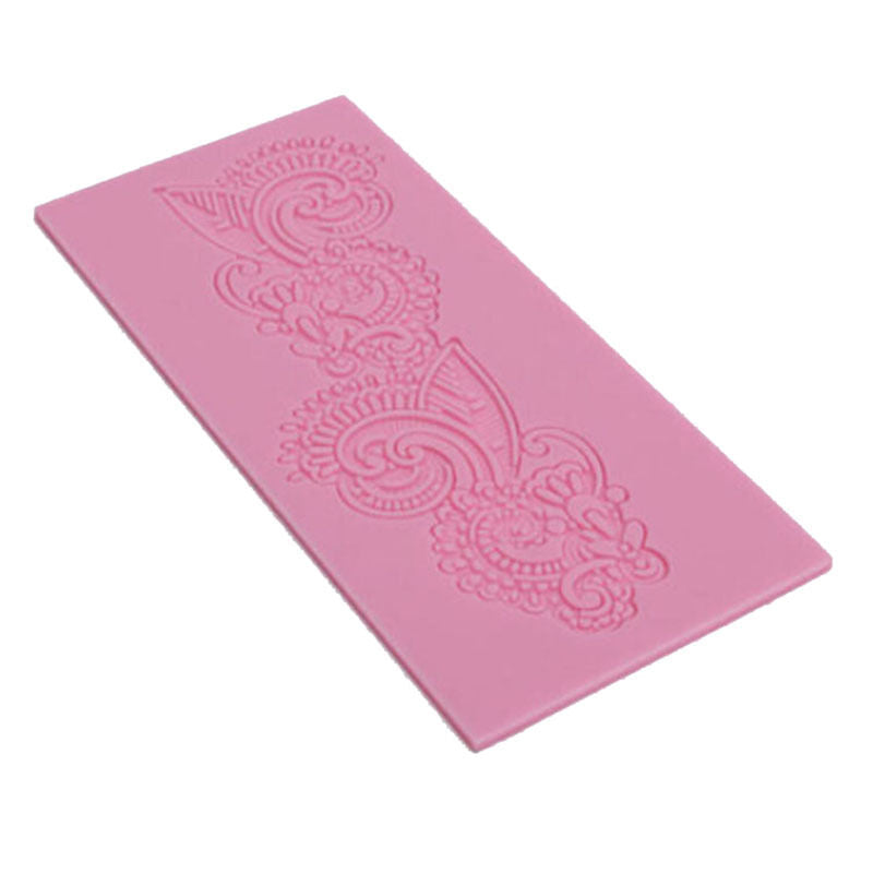Flower Lace Silicone Mould Fondant Sugar Mat Cake Decoration Tools For Sa.l8