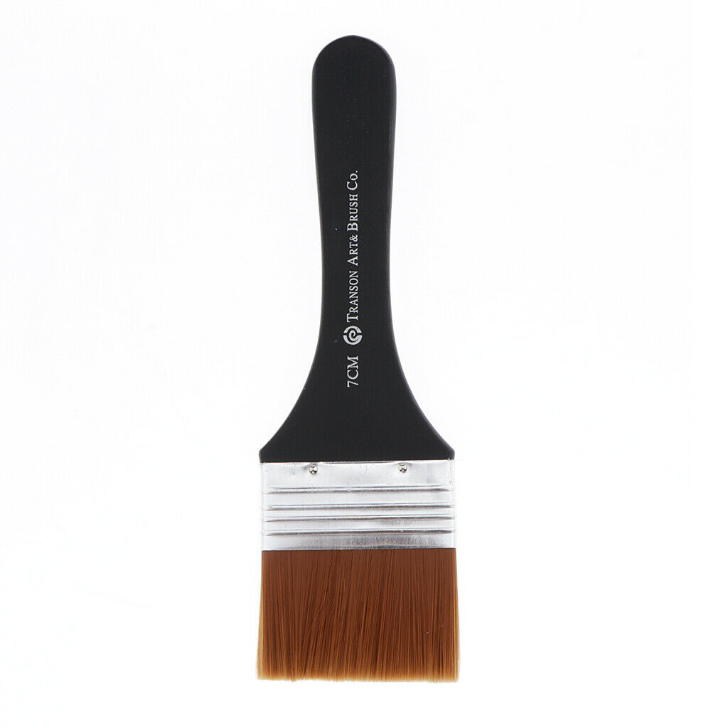 7x/Set Lot Kids Drawing Nylon Hair Brush Oil Wall Paint Brushes Brush Tool