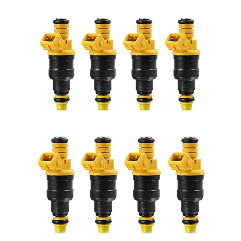 Set of 8 Flow Matched Bosch 0280150943 Fuel Injectors for Ford 4.6 5.0 5.4 5.8