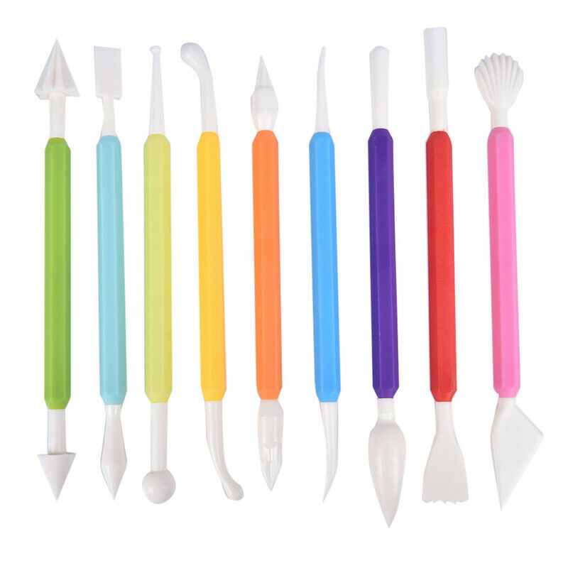 9pcs/set Cake Decorating Supplies Sculpture Carve Pen Bake Baking Craft T.l8