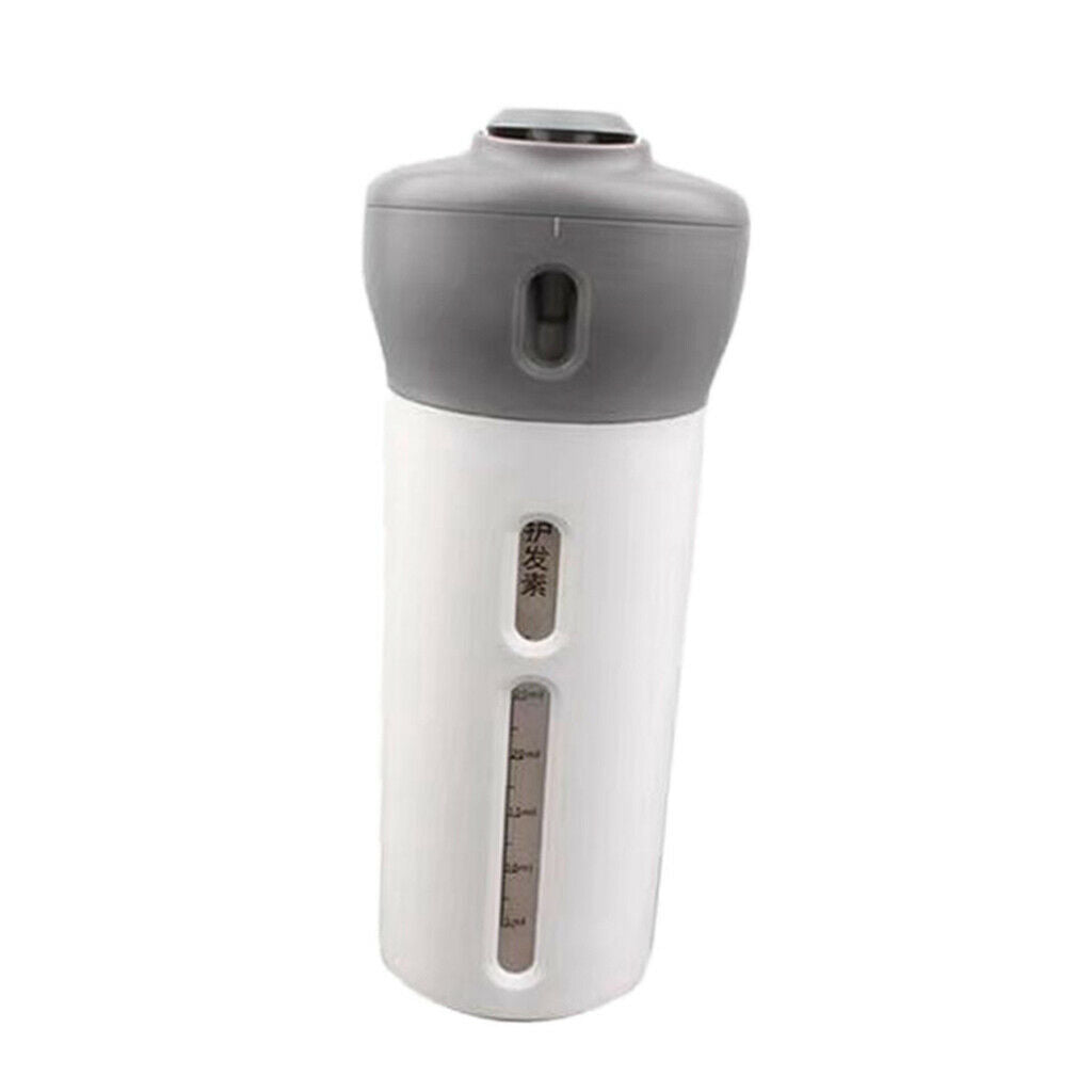 Travel Shampoo Bottle Portable Shower Press Tube Wash Liquid Container Gray