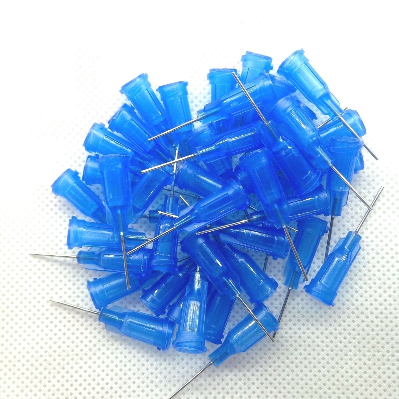 50pcs 1/2" 22Ga Dispensing Needle Tip For Liquid Dispenser Adhesive Glue 0.5"
