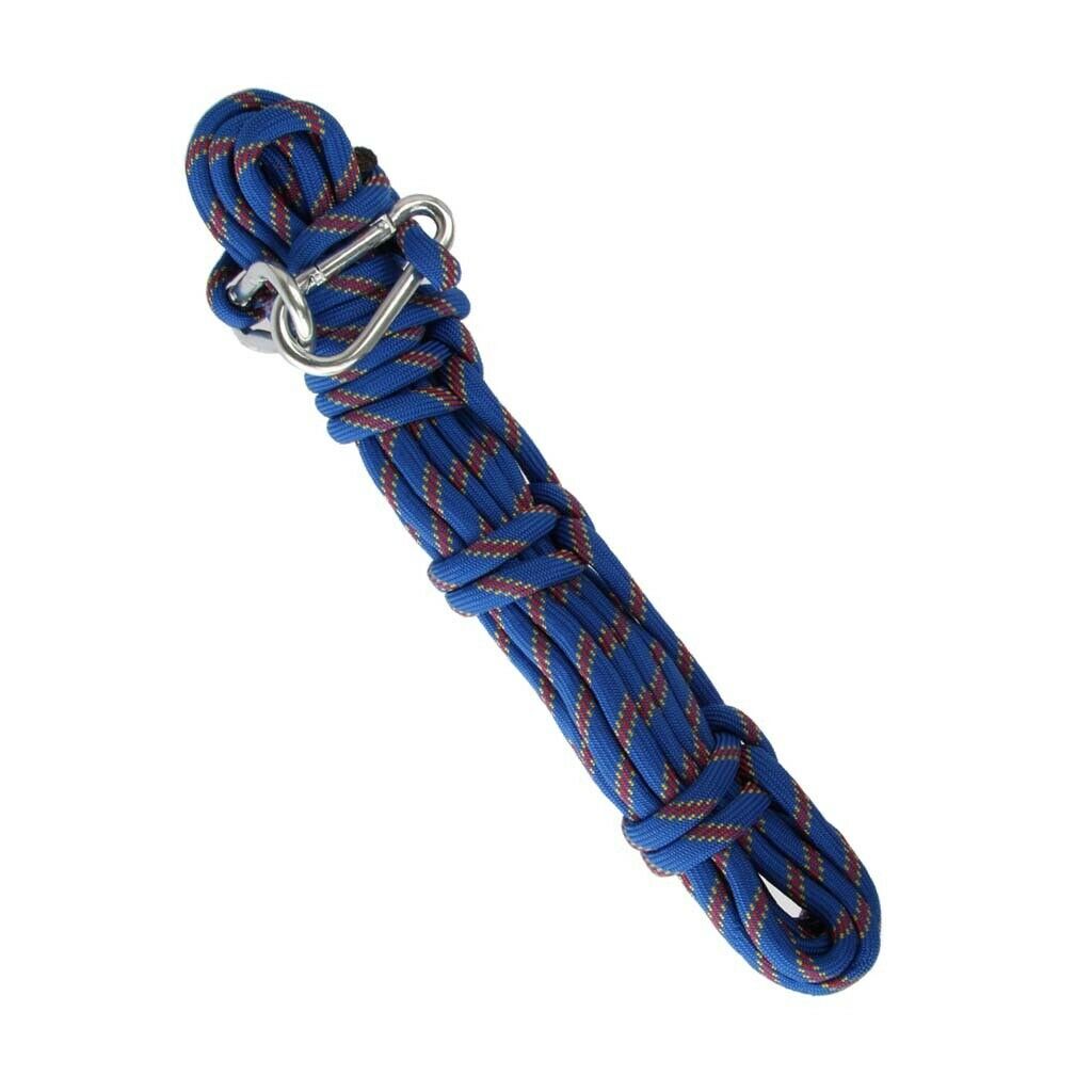 10mm 10M Outdoor Climbing Mountaineering Equipment  Rope Cord + 2