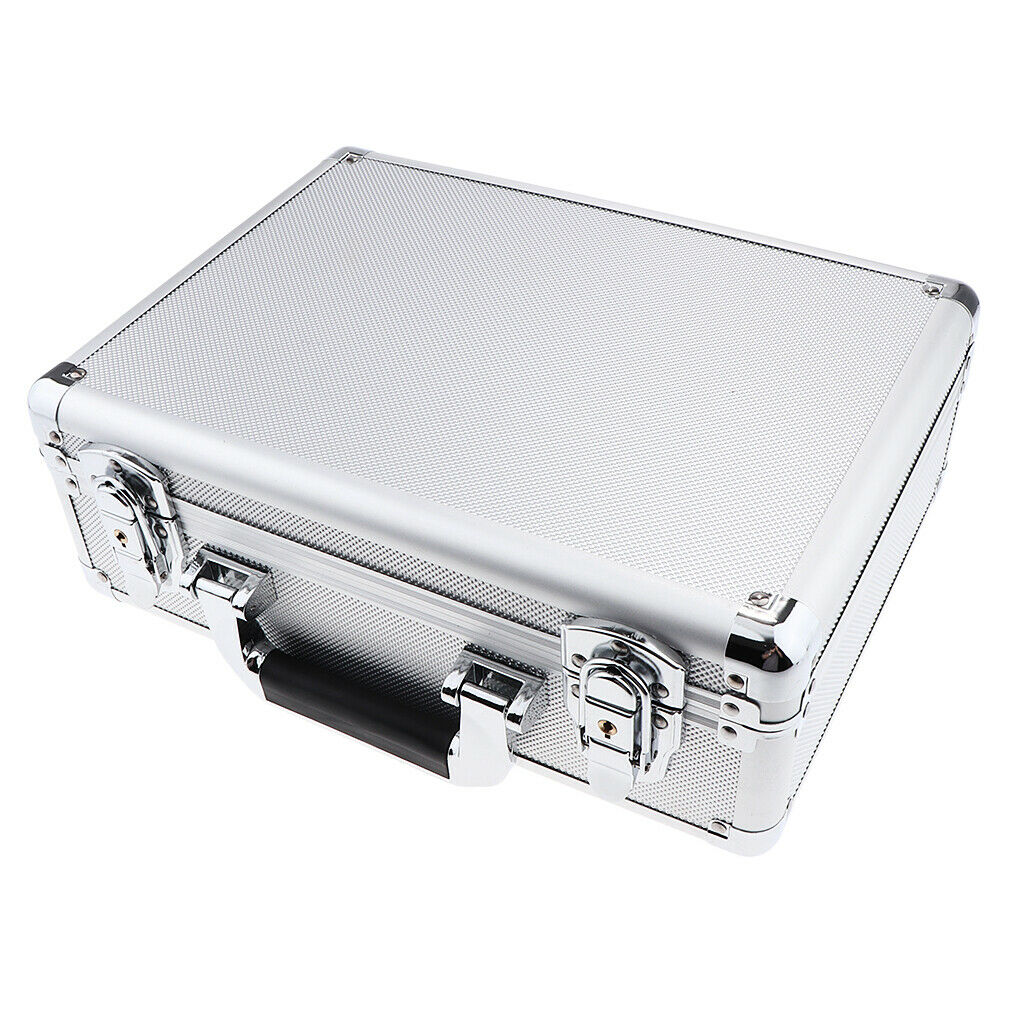 Aluminium Hairdressing Salon Lock Box Hair Stylists Tool Carry Case White
