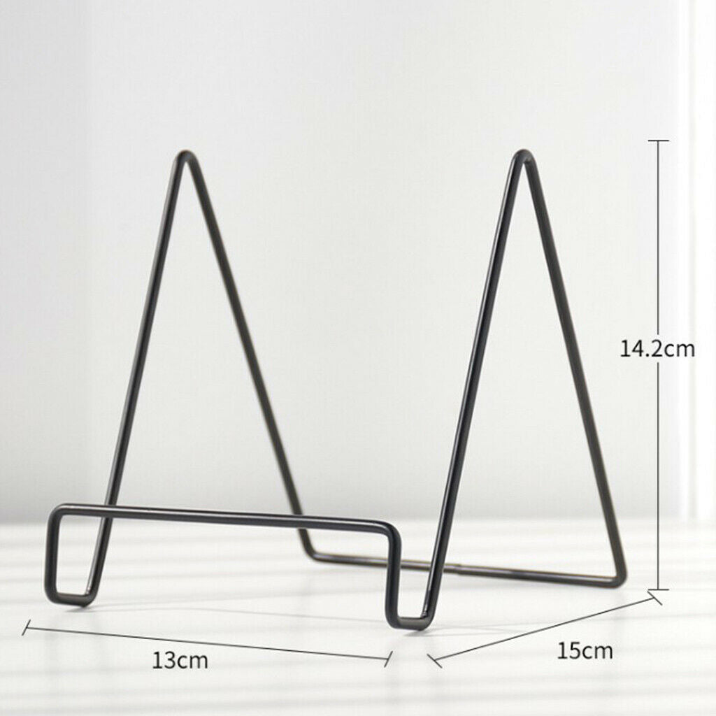 3x Plate Stand Plate Holder Plate Holder Iron Display Stand Picture Stand for