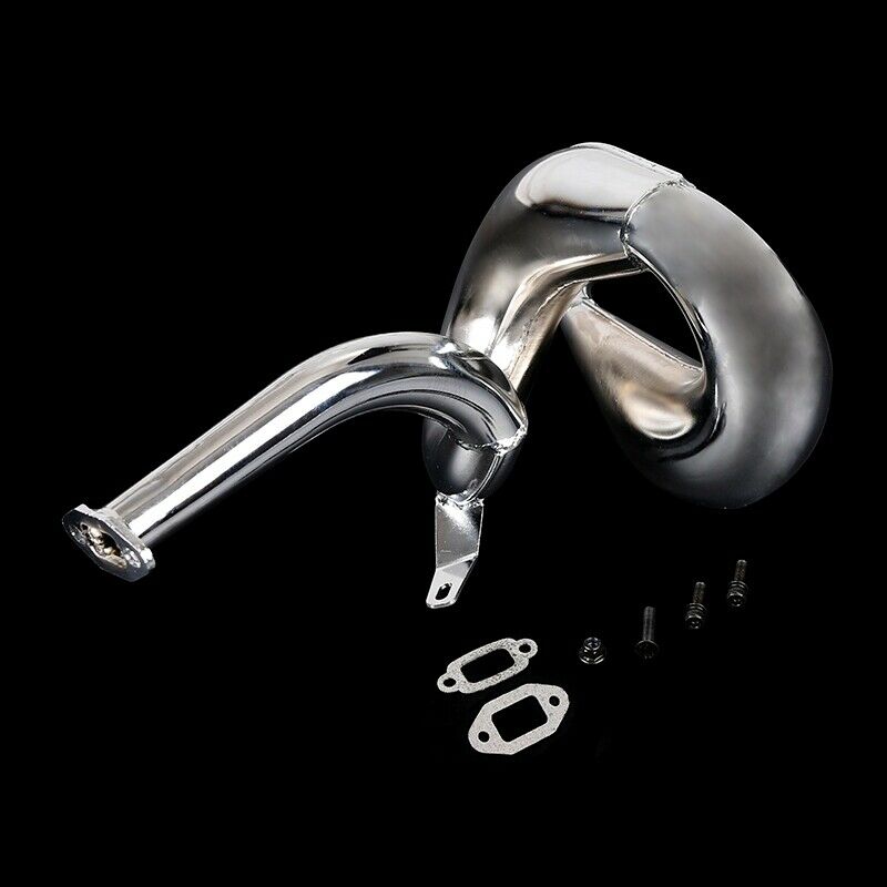 Below 71CC Engine Exhaust Pipe Kit for 1/5 HPI ROFUN BAHA ROVAN KM BAJA LOSI 5E7