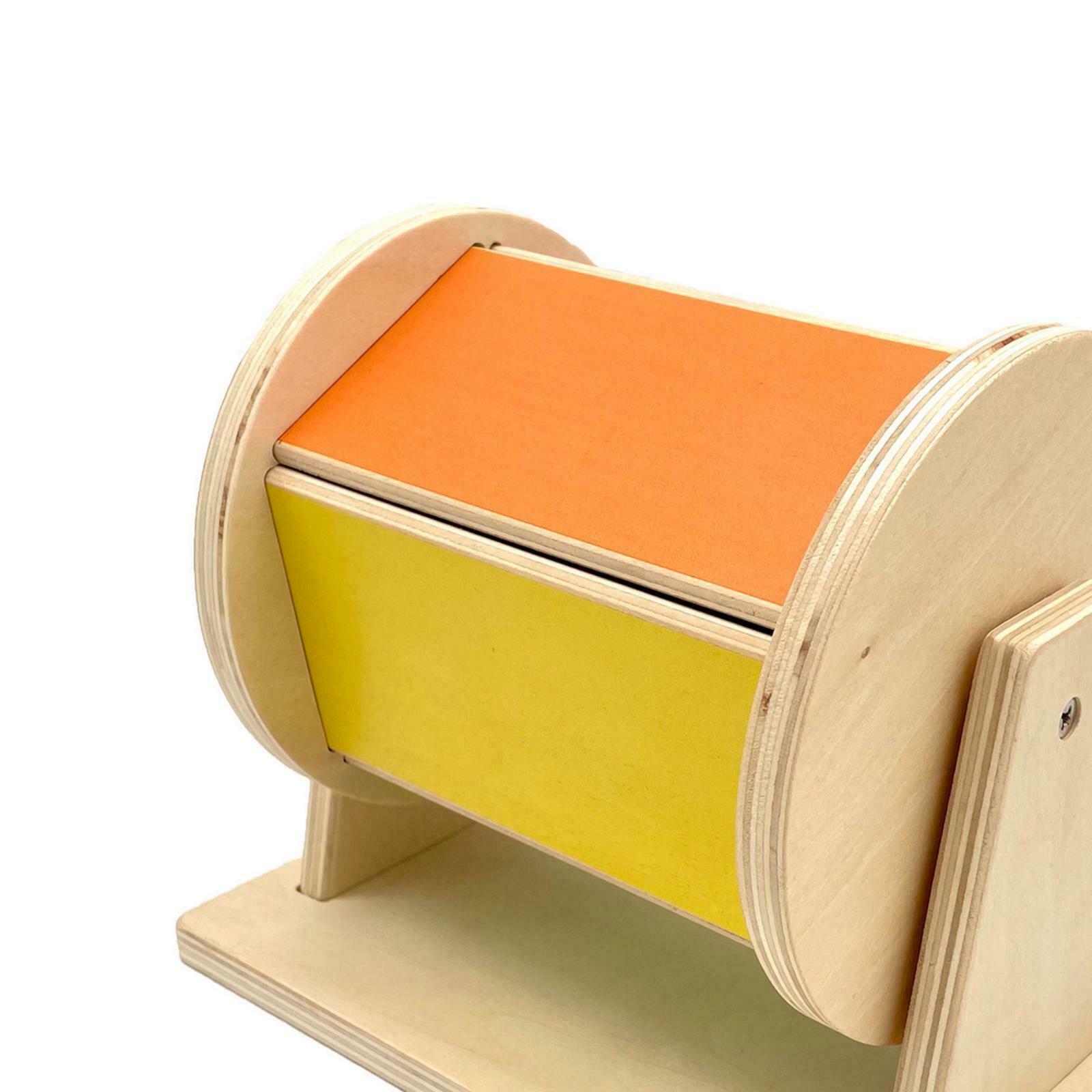 Multicolor Spinning Drum Toys Birthday Gift Color Cognition Toys Infant Kids