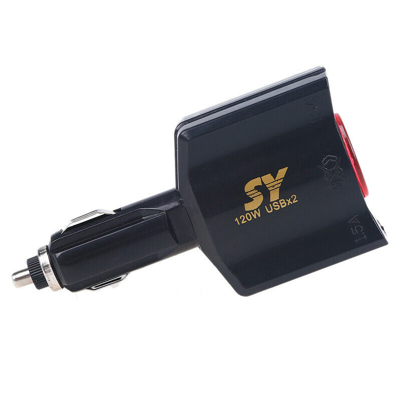 Car Auto DC12V-24V Charger Socket Dual 2 USB Port Charging Power Adapter Outlet