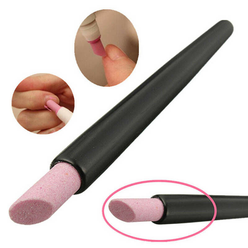 5x quartz nail cuticle pusher finger dead skin remover nail sciss joJ.ec Kt