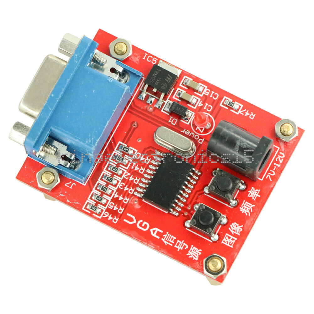 1PCS NEW VGA Signal Generator LCD Display Tester 7V-12V Power Input