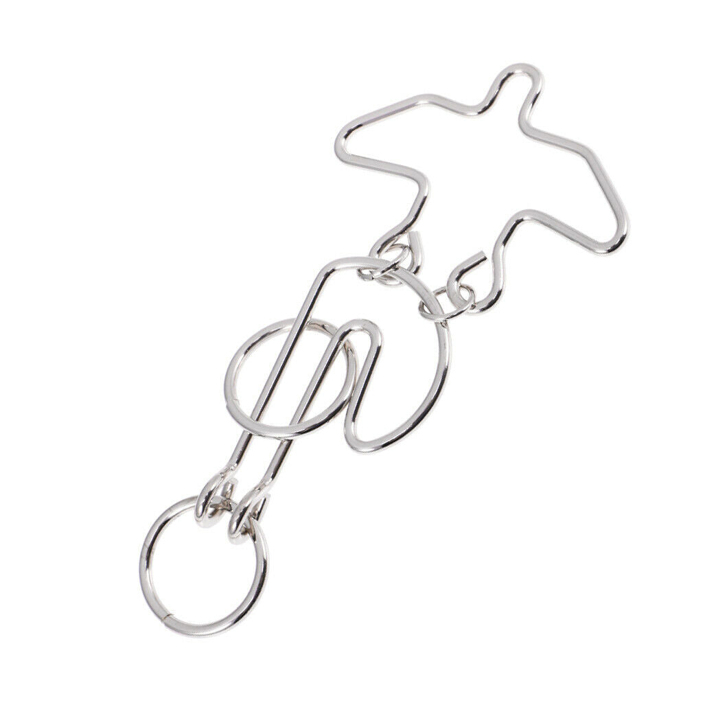 Metal Ring Solution Intellectual Deduction Unlock Puzzle Eagle Ring