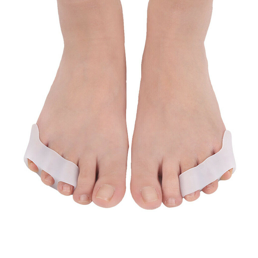 4pcs Pinky Toe Separators Stretcher Gel Separators, Toe Straightener Bunions for