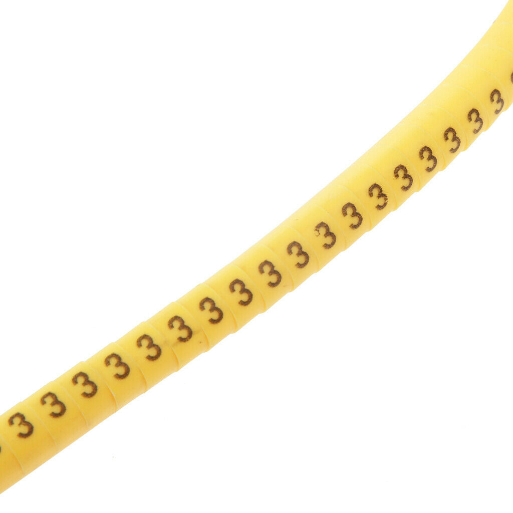 Accessories - Cable Management - Cable Marker Cable Sleeves Number 3 Pack of 100