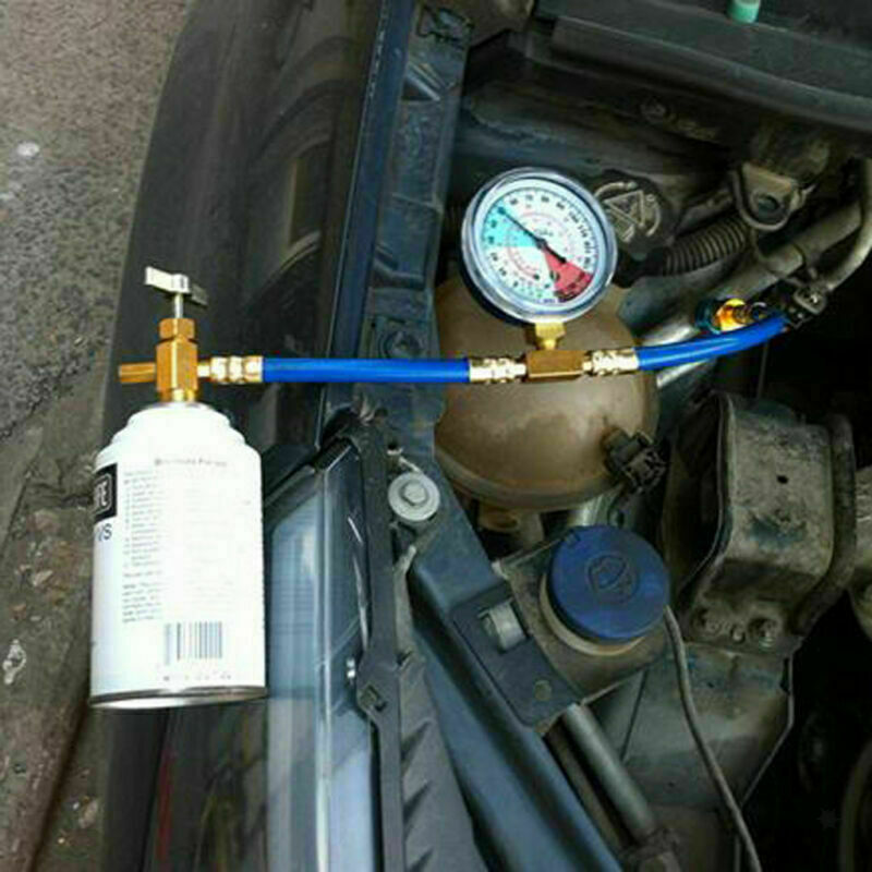 Car Plastic R134A to R12/R22 A/C Refrigerants Recharge Hose Pipe Gauge
