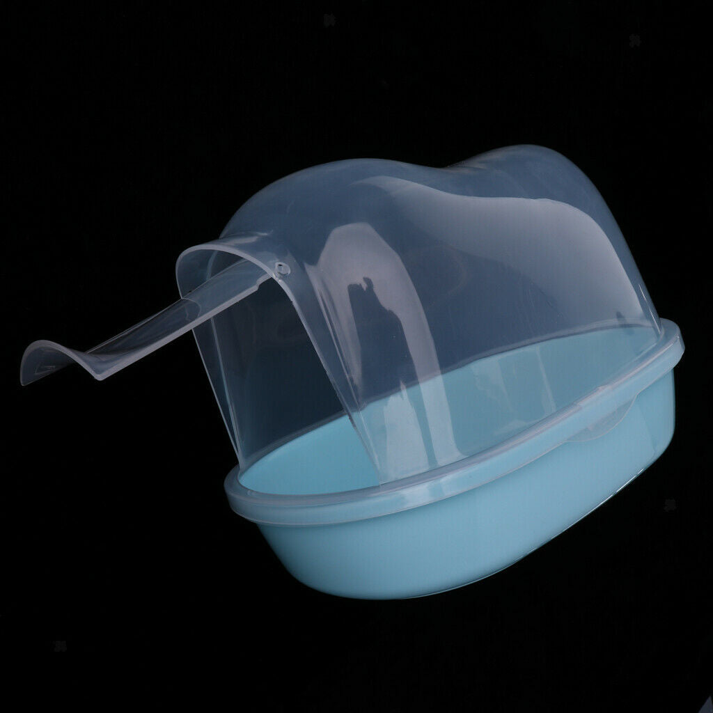 Small Bathroom for Pets Accessories Plastic Swimming Bath Sand for Chinchilla
