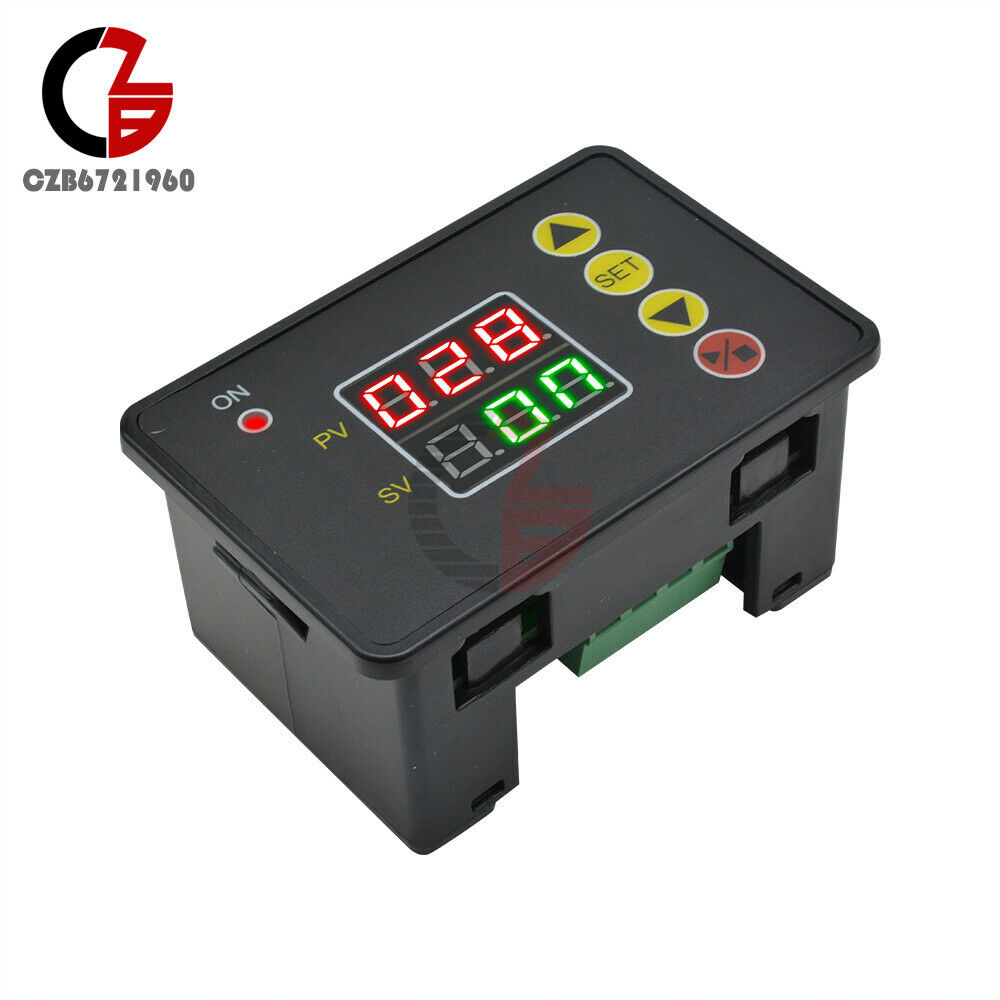 AC110-220V Digital Time Delay Relay Module Timer Cycle Controller w/ LED Display