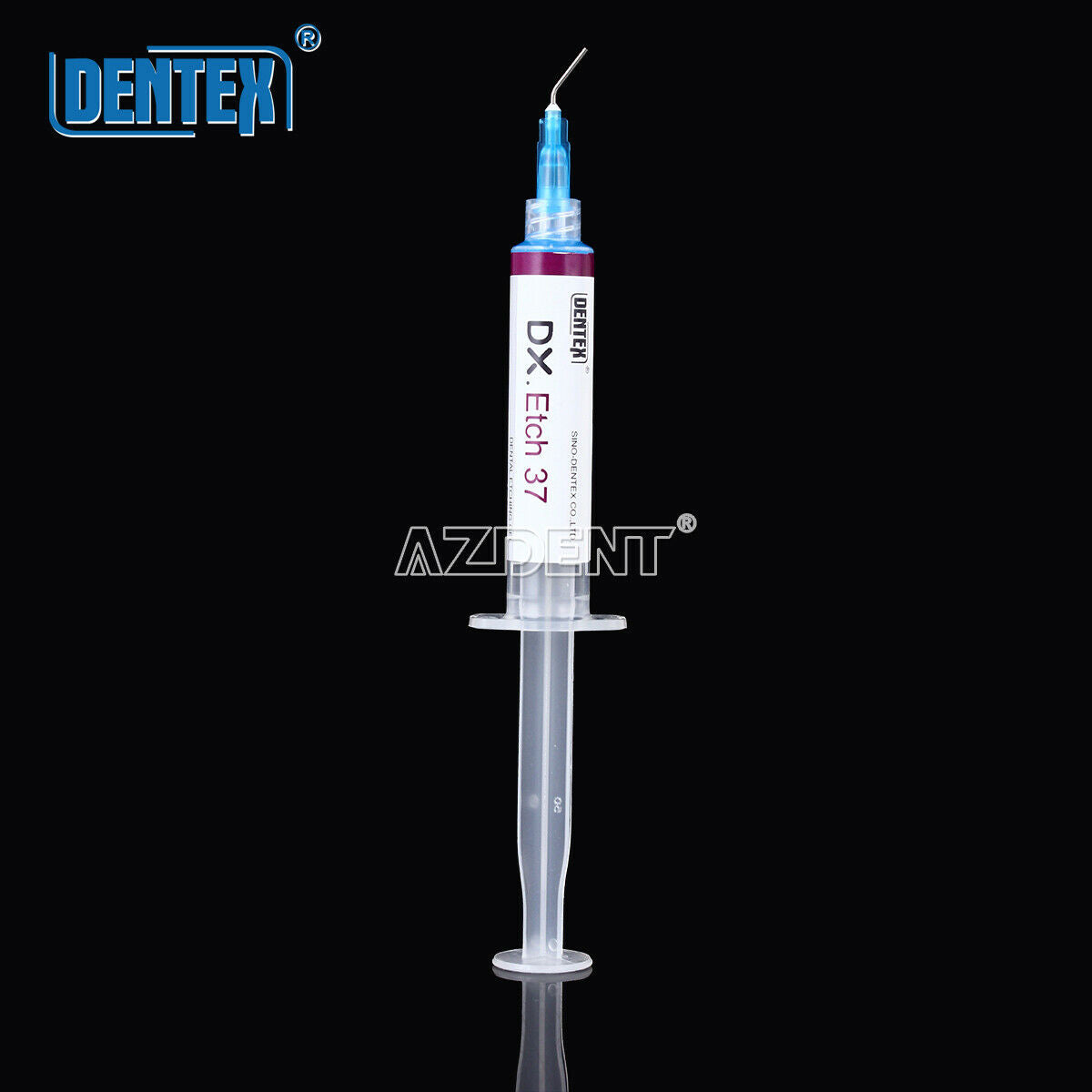 10 Kits Dentex Dental Acid Etching Gel 37% Phosphoric 5 ml / syringe DX Etch 37