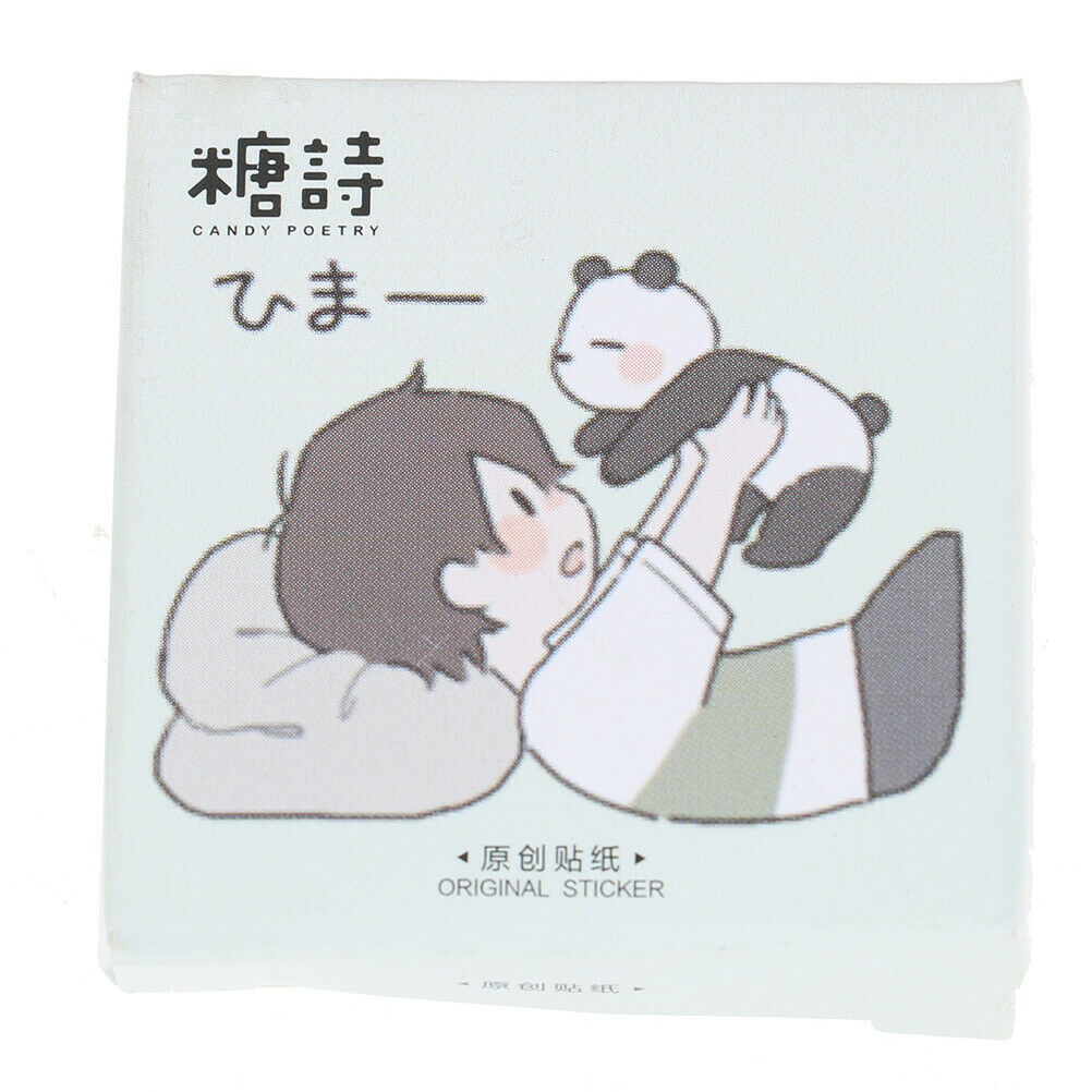 45pcs cute cartoon panda DIY Diary Craft Stickers Scrapbooking decorJA.l8