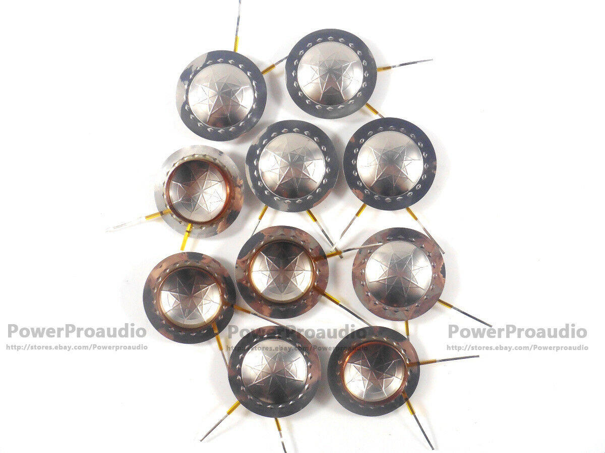 10 pcs /Lot 25.5mm 1" diaphragm Titanium Tweeters voice coil 8 ohm 25.4mm