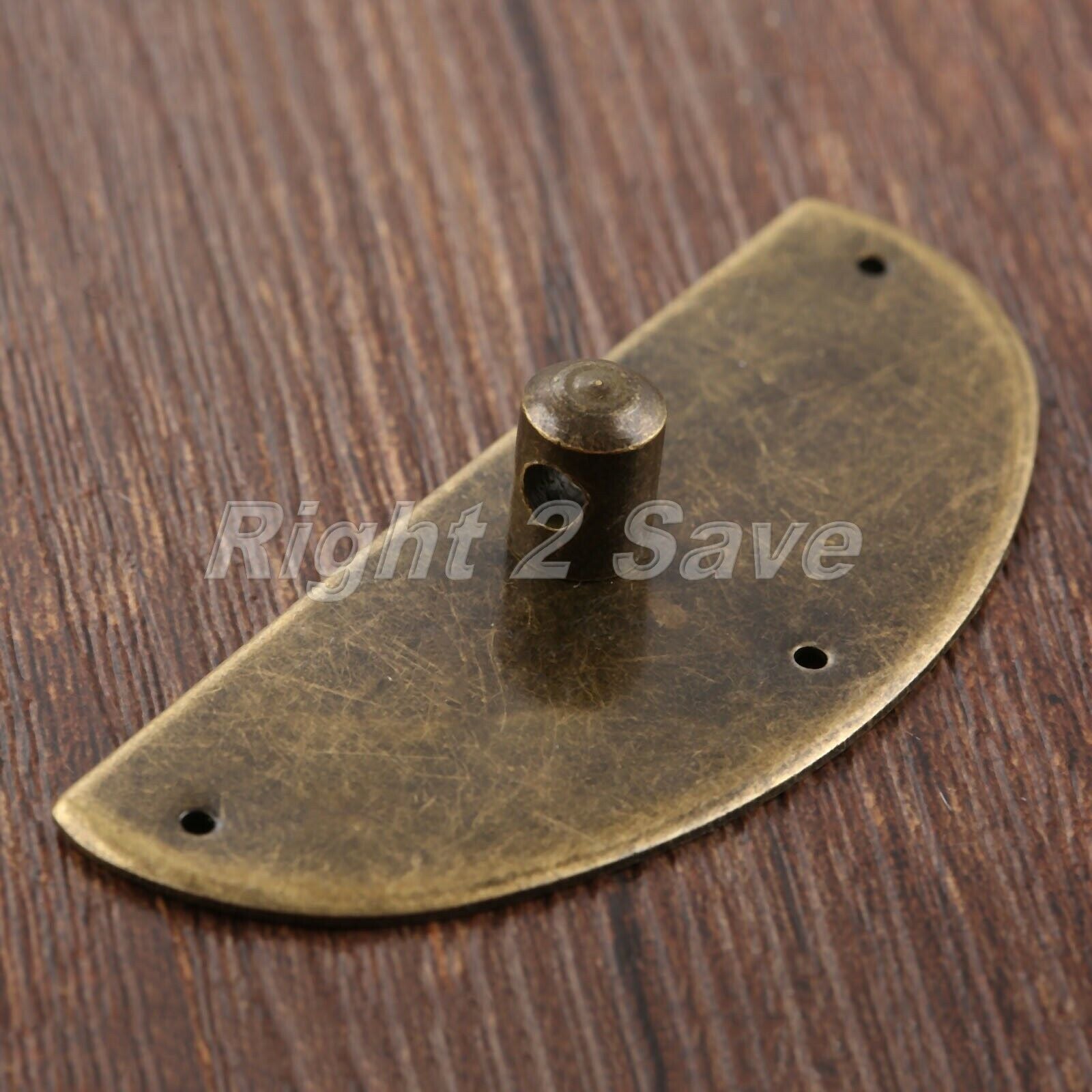 Retro Round Wooden Case Chest Jewelry Box Latch Hasp Lock Clasp Latches Hardware