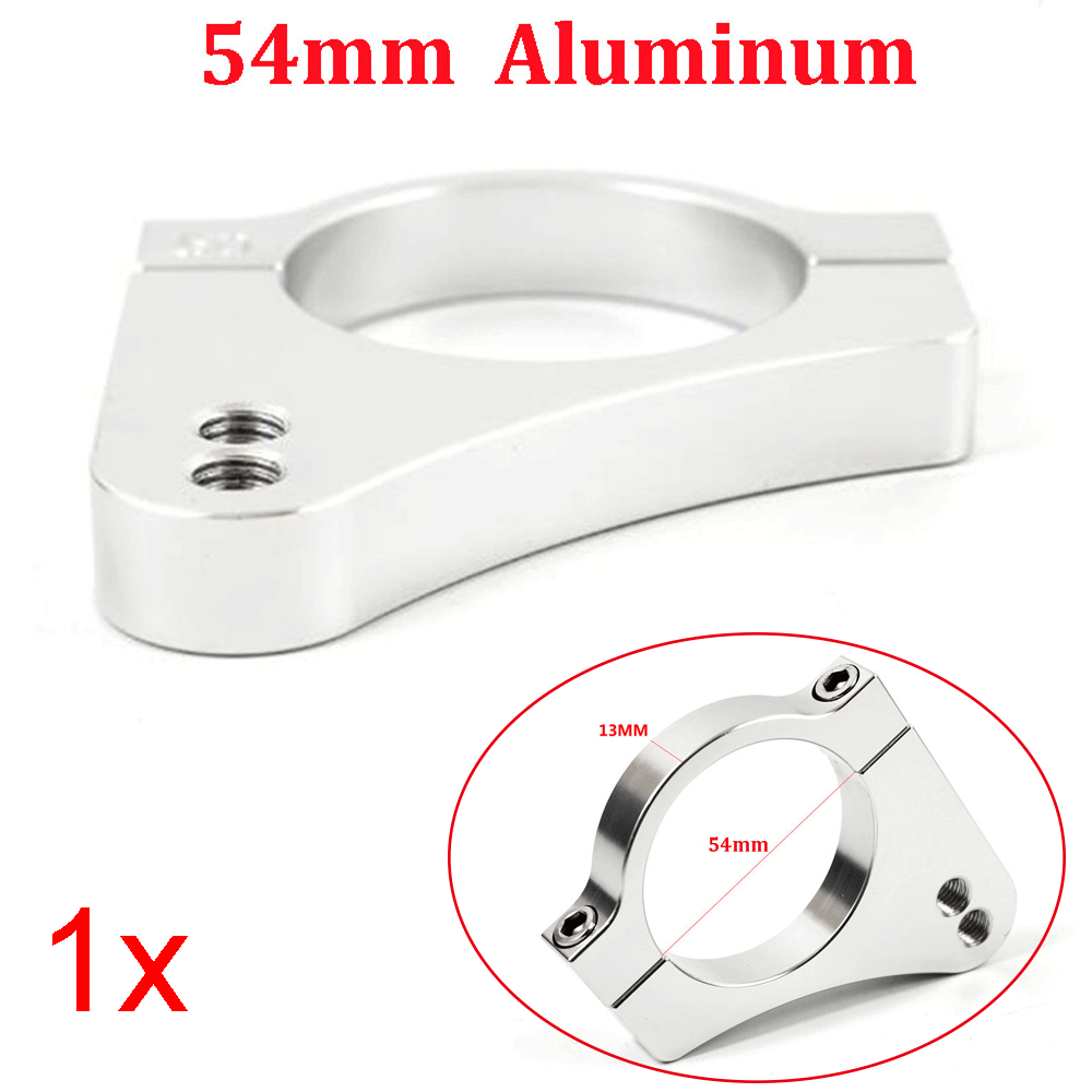 54mm Motorcycle CNC Aluminum Fork Steering Damper Clamp Bracket Thread Pitch 8MM