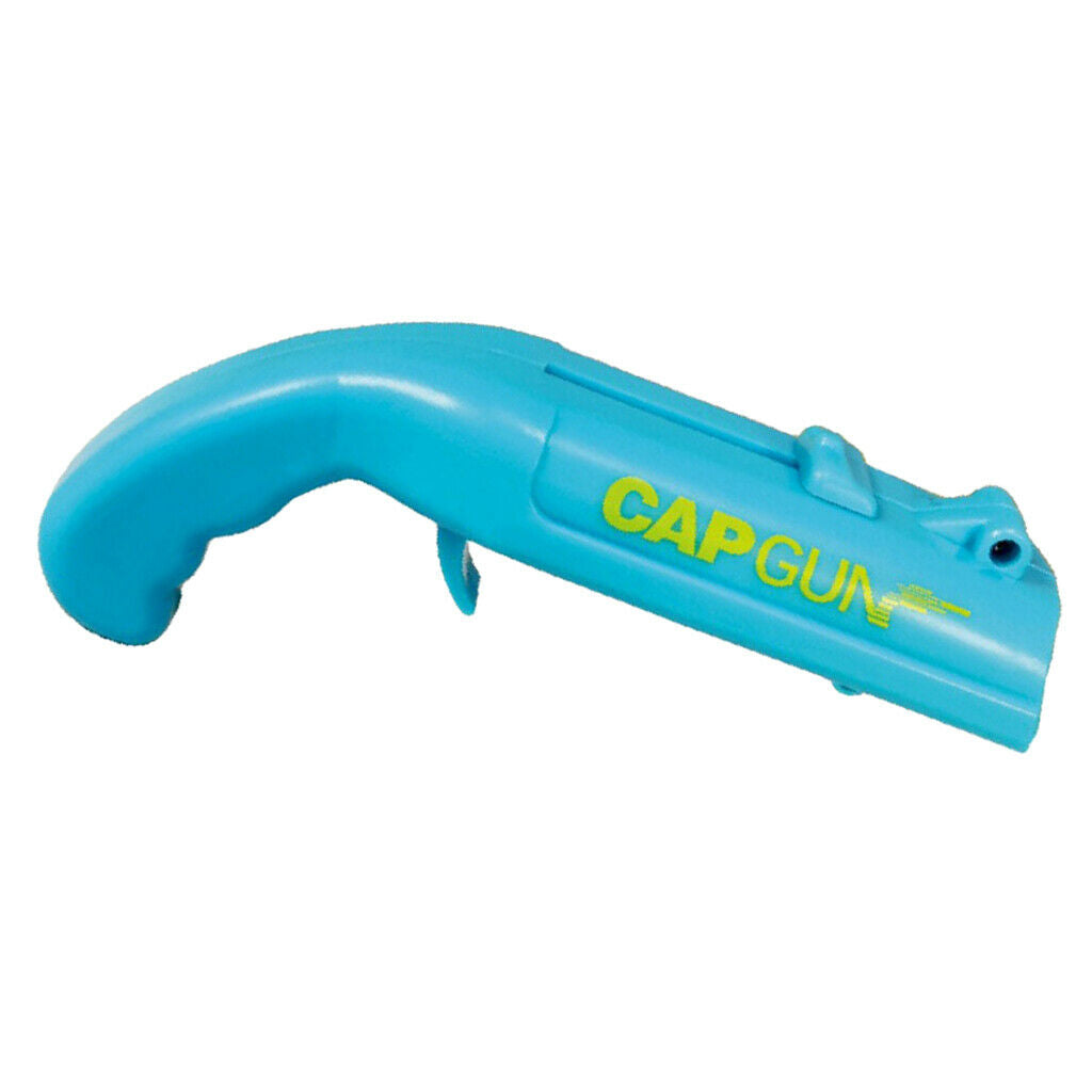 Beer Bottle   Opener Gun Shaped Home Bar Party Drinking   Launcher Blue