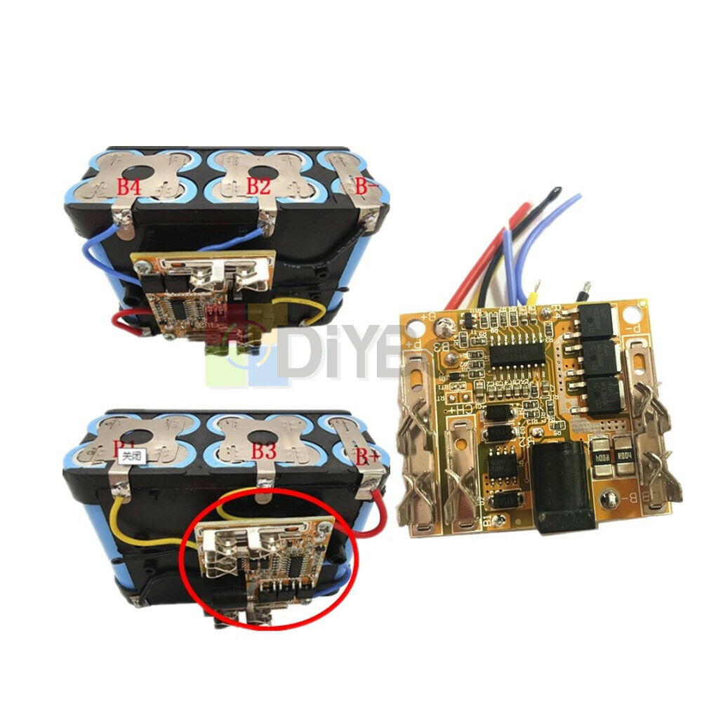 5X 18.5V 5S 18A Drill Battery Li-ion Lithium Battery BMS Protection PCB Board