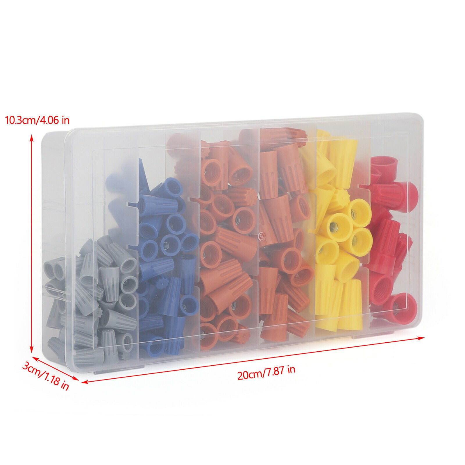 158pc Wire Connectors Assortment Kit Set 22-14/14-18 AWG Caps Nuts CN