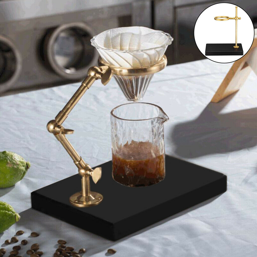 Copper Pour Over Coffee Dripper Stand Coffee Filter  for Coffee Lovers Gifts