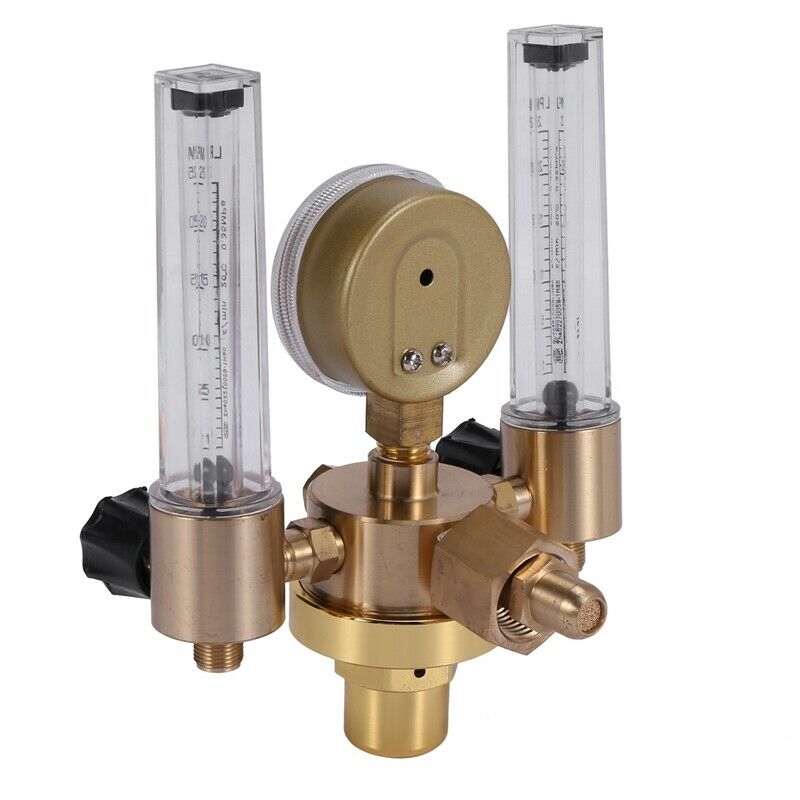 Argon CO2 Gauge Pressure Regulator Mig Tig Flow Meter Control Valve Welding GaN5