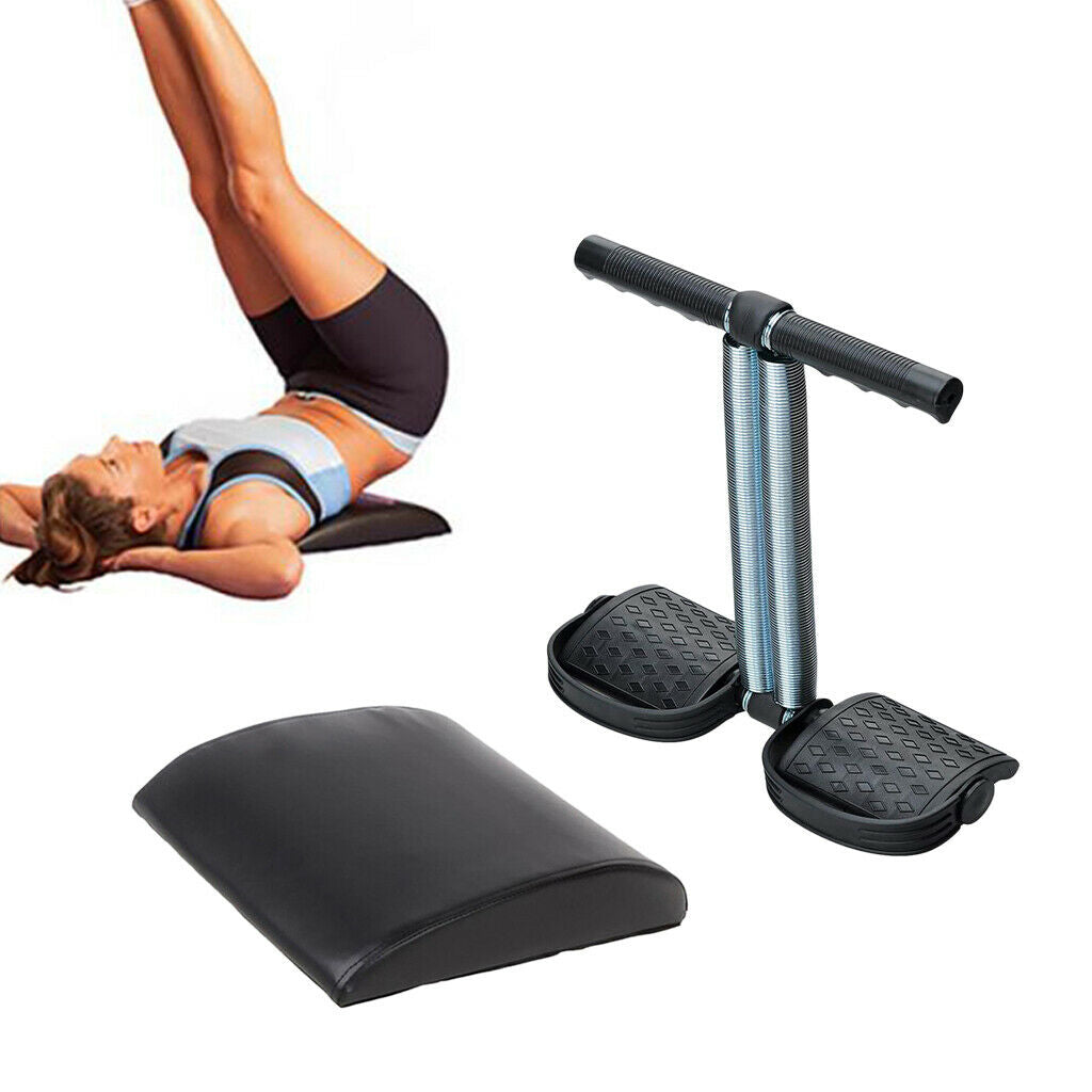Sit Up Pull Rope Anti-Slip Foot Pedal Ab Mat Trainer Training Pad Fitness Gear