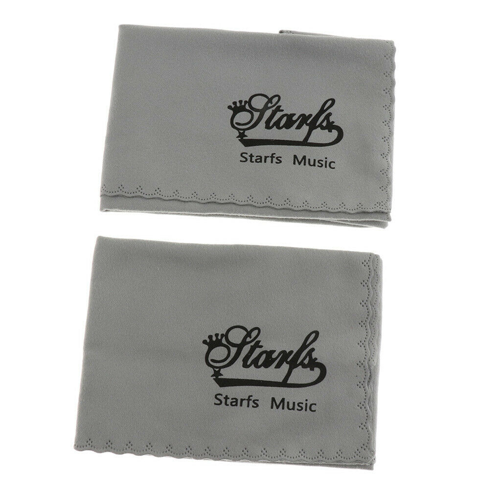 Musical Instruments Cleaning Towel Gray, Yellow Clarinet / Flute / Saxophone